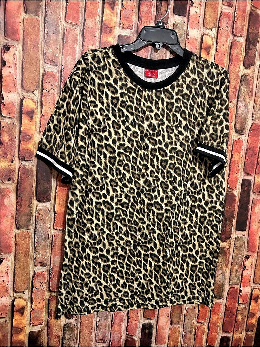 Victorious Animal Print Jersey T-Shirt Large